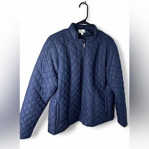 Kim Rogers Midnight Blue Quilted Outerwear
